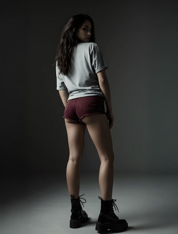 Organic Ribbed Neck Tee