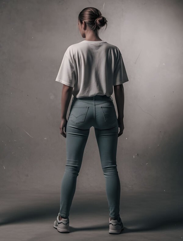 CursiveW8 Cursive Logo Women Oversized Tee