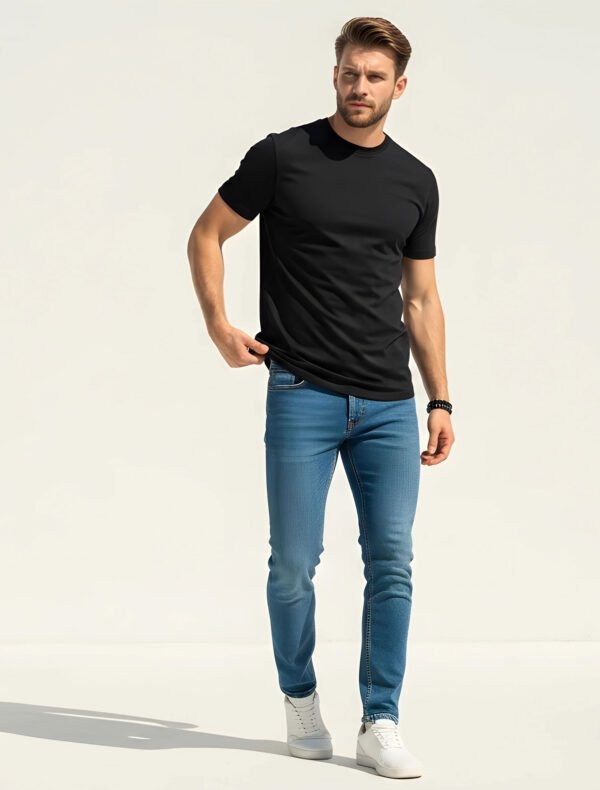 FDS24 Organic Oversized High Neck T-Shirt