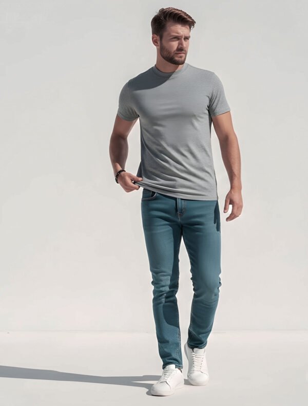 FDS28 Organic Oversized High Neck T-Shirt