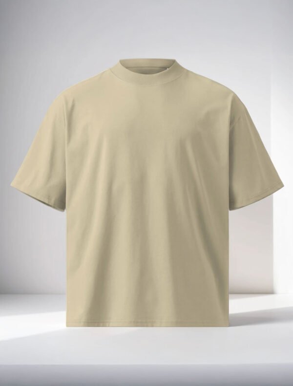 FDS32 Organic Oversized High Neck T-Shirt