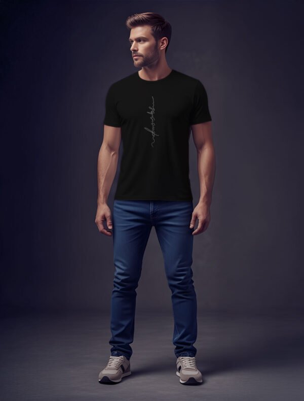 FDS48 Cursive Logo Premium Cotton T-Shirt