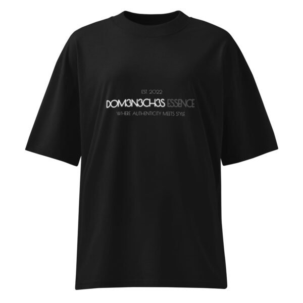Organic Cotton Oversized High Neck Tee - Image 2