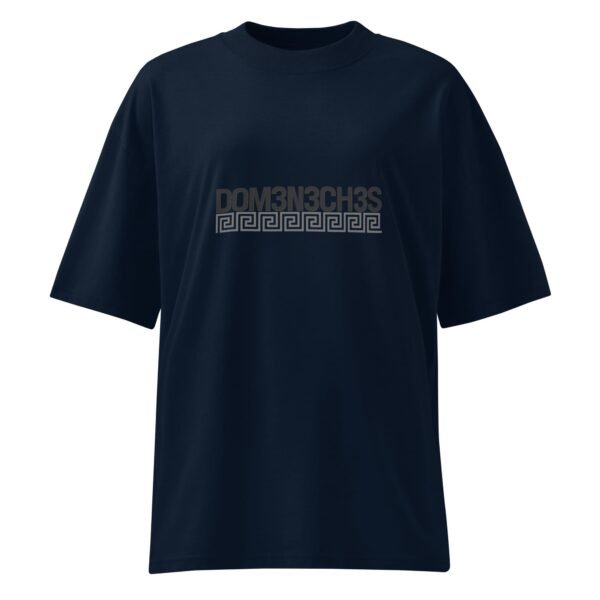 "Monogram Logo" Women's Organic Oversized High Neck Tee