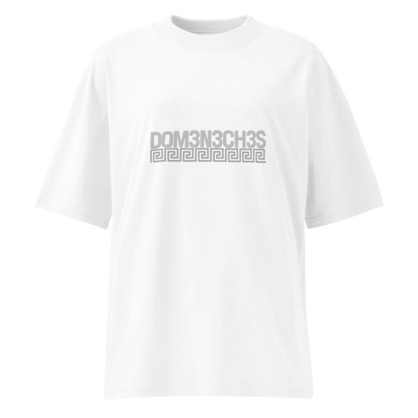 "Monogram Logo" Women's Organic Oversized High Neck Tee