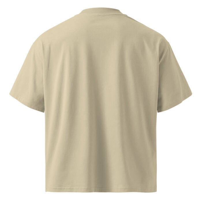 Classic Organic Oversized High Neck T-shirt - Image 4