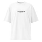 Organic Cotton Oversized T‑Shirt — Typographic