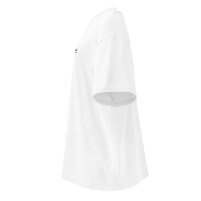 Women’s Oversized High Neck Organic Tee - Image 3