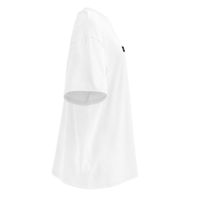 Women’s Oversized High Neck Organic Tee - Image 4