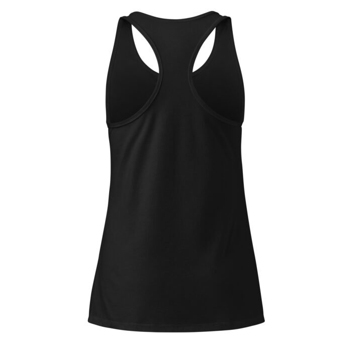 Graphic Fitted Racerback Tank Top - Image 2