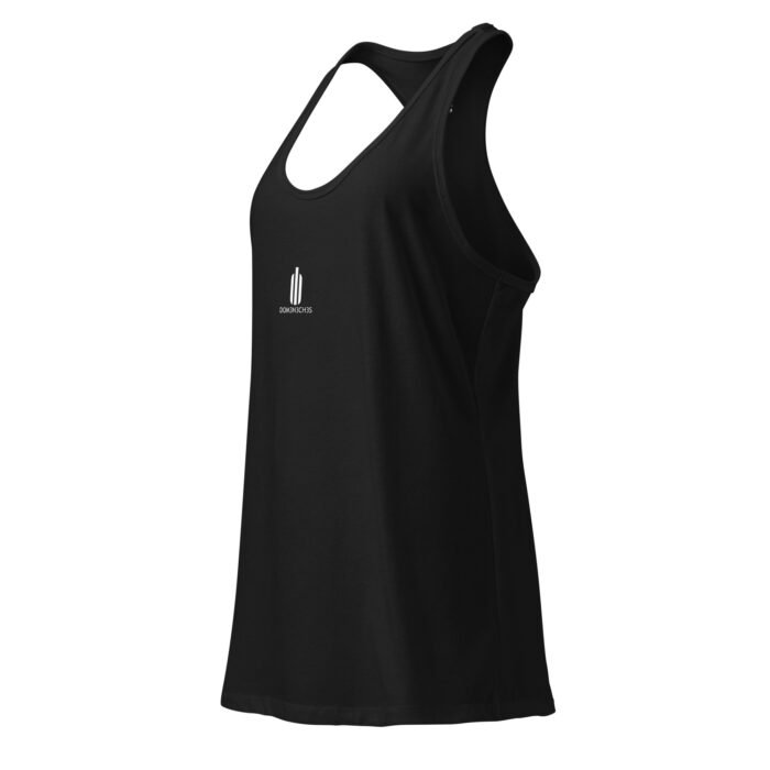 Graphic Fitted Racerback Tank Top - Image 3