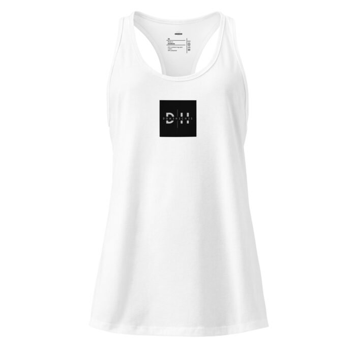 Graphic Fitted Racerback Tank Top - Image 3